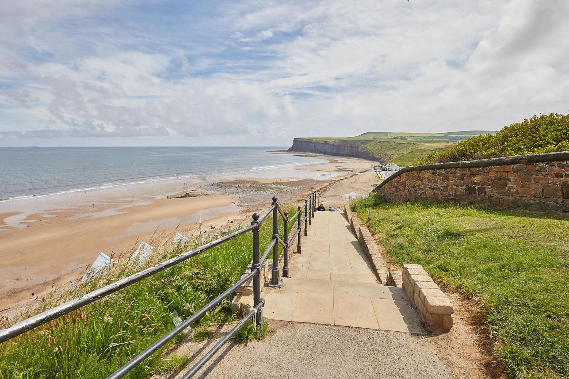 Captain'S Deck Beach Balcony Perfectlysaltburn Saltburn-by-the-Sea Exterior foto